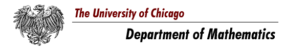 University of Chicago Department of Mathematics